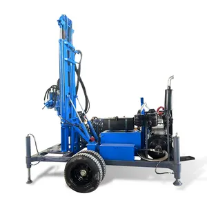 300m Depth Borehole Drilling Rig Water Well Drilling Rig Suitable For Both Air And Water Drilling