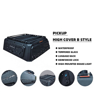 Cubierta de Aluminio de Altura Completa con 3 Puertas para Camioneta <span class=keywords><strong>Nissan</strong></span>, Cubierta Impermeable para la Caja de Camioneta <span class=keywords><strong>Nissan</strong></span> Frontier - Product Image 5