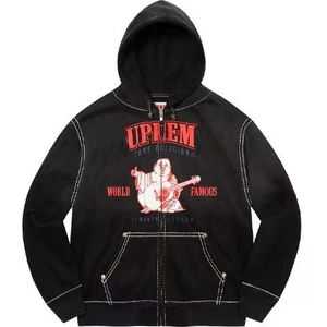 Y2K Retro Vintage Reißverschluss-Hoodie für Herren Echter Reißverschluss-Sweatshirt High Street Hip Hop Streetwear Übergroßer Unisex-Hoodie-Jacke - Product Image 1