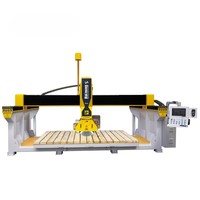 Máquina de Corte y Procesamiento de Granito, Piedra Artificial, Cuarzo y Mármol, Multifuncional, Sierra CNC de 5 Ejes