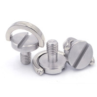 Groothandel Op Maat Roestvrij Staal M3 M5 1/4 Inch D Ring Duimschroef Voor Camera Statief
