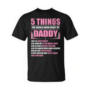 5 cosas que deberías saber sobre la camiseta My Daddy para niños y adolescentes - Product Image 2