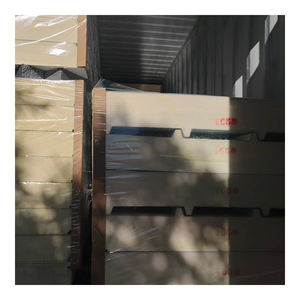 Panneaux sandwich isolants en laine de roche pour toiture, murs et plafonds, 50/100/120/150/200 mm, ignifuges, en PU, <span class=keywords><strong>XPS</strong></span>, EPS, pour la construction d'entrepôts - Product Image 5