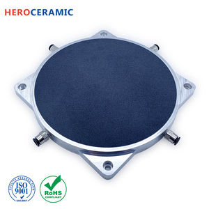 Ventosa de Vacío de Cerámica Porosa con Base de Aluminio Integrada para Manipulación de Obleas |   Placa de Succión Semiconductor de Alta Estabilidad - Product Image 1