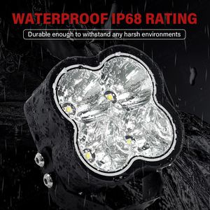 Nueva Barra de Luz LED RGB de 4 Pulgadas para Trabajo, Niebla y Conducción, para Auto/Camioneta/UTV/Motocicleta, Aleación de Aluminio, 15000LM - Product Image 3