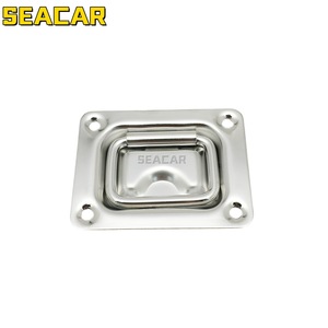 Seacar Stainless Steel 304 Deck Handle Boat <b>Yacht</b> Accessory Pull Ring 76x57mm - Product Image 5