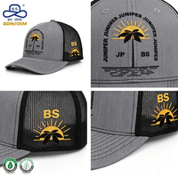 Fabricante OEM ODM, Gorras Trucker de Malla con Bloques de Color y Logotipo Bordado Personalizado de Primera Calidad para Unisex, Verano, Aire Libre