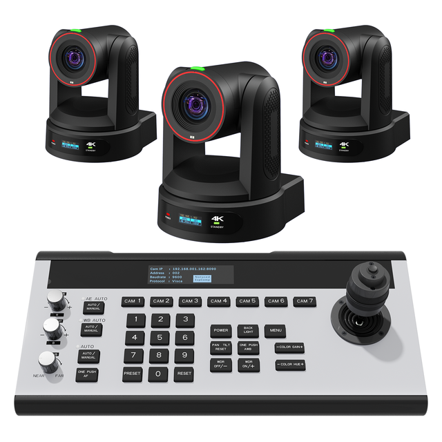 10/20/30x Optical Zoom PTZ Conference Video Camera AI Tracking Camera for Live Streaming USB3.0|HDMI|IP