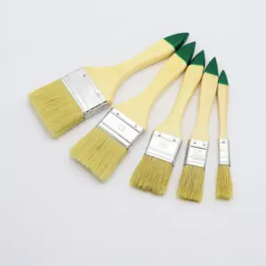 Natural Bristle Mixed Filament Wooden Handle Household services Paint Brushes decorative paint tools Wall Painting Custom Size