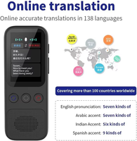 Traducteur vocal instantané hors ligne intelligent Android, portable, bidirectionnel, S80 IPS Wi-Fi, 138 langues pour les réunions