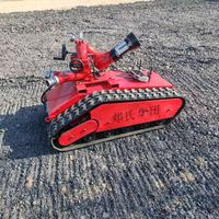 Robot Pemadam Kebakaran Pendingin dan Pemadam Api; Berjalan di Segala Medan dengan Sistem Trek; Peralatan Kendali Jarak Jauh Pengoperasian Mudah Q235