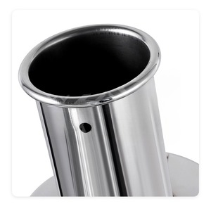 Động cơ nói chung sửa đổi 127 thẳng trống đường kính lớn ống xả bằng thép không gỉ <span class=keywords><strong>Muffler</strong></span> muỗng im lặng trống - Product Image 5