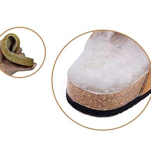 Фабричный экспорт, замшевая верхняя и пушистая подкладка, обувь для мужчин и женщин, домашние и уличные Повседневные тапочки - Product Image 3