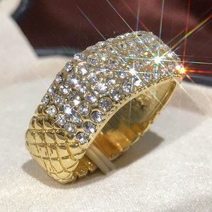 Anello da Donna Bicolore con Zirconi Cubici, Gioiello alla Moda - Product Image 2