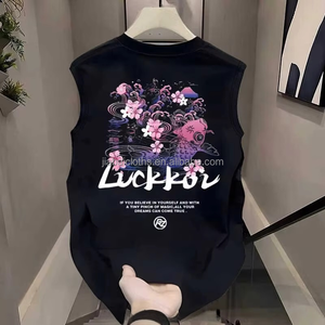 T-Shirt Hip-Hop da Uomo di Alta Qualità a <span class=keywords><strong>Maniche</strong></span> <span class=keywords><strong>Corte</strong></span>, 100% Cotone 220g, Vestibilità Ampia, Nuova Collezione, Vendita all'Ingrosso - Product Image 4