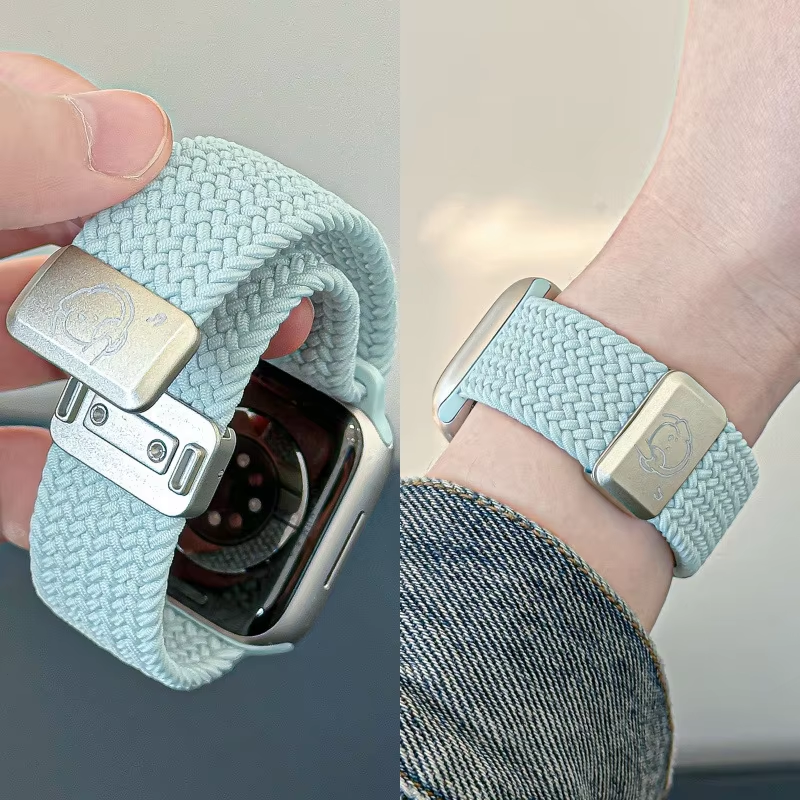 Magnete musicale a forma di cucciolo di cartone animato, colore menta chiaro
