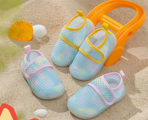 Chaussures de marche pour bébé, nouvelle collection d'été, semelle souple antidérapante, surface douce pour garçons et filles, adaptées aux enfants âgés de 0 à 3 ans - Product Image 6