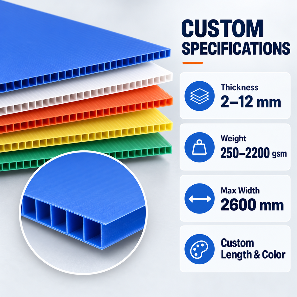Anti-Static Panels with Die Cut Partition Options for Turnover Box ...