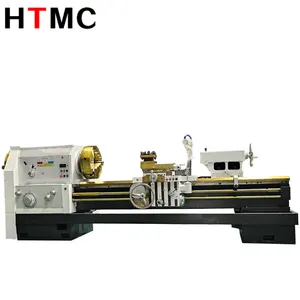 Torno de torneado de metal, máquina herramienta de servicio pesado benchQ1319, torno de roscado de tubería de aceite automático convencional