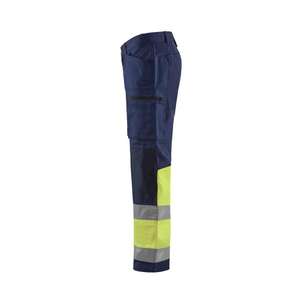 BLAKLADER - 155118118933D84 Pantalón Hi-Vis Stretch Azul marino/Amarillo-EAN 7330509863091 ROPA DE TRABAJO DE LA HI-VIS - Product Image 5
