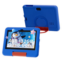 Tablette éducative pour enfants de 7 pouces, Android 12.0, 4 Go (2+2 étendus) de RAM, 32 Go de stockage, Wi-Fi, nouvelle tablette éducative Android pour enfants