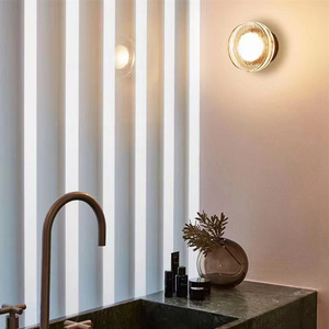 Lámpara de Pared de Diseño Español del Ministerio de Educación, Espejo Creativo para Entrada, Dormitorio, Minimalista y Lujoso para Mesita de Noche - Product Image 6