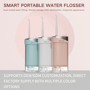 2024 nuevo 200ml impermeable Ipx7 inalámbrico agua Flosser eléctrico <span class=keywords><strong>Dental</strong></span> <span class=keywords><strong>pequeño</strong></span> viaje <span class=keywords><strong>irrigador</strong></span> Oral - Product Image 2