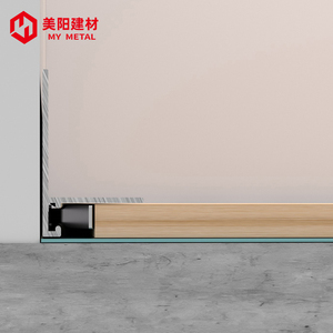 Trang trí sàn trong nhà hình chữ L cạnh sàn <span class=keywords><strong>TRIM</strong></span> dễ dàng để cài đặt nhôm Micro Ốp chân tường L ván chân tường - Product Image 5