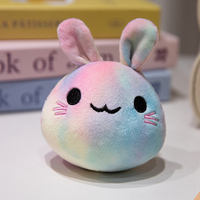 Têtes de lapin miniatures en peluche personnalisées en coton PP, sac en vrac, échantillon rapide, jouets animaux doux, anti-stress pour enfants, anniversaire, 100% polyester