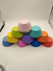 Stampo in Silicone Multicolore <span class=keywords><strong>per</strong></span> Torte, Biscotti, Muffin e Candele, Set di 12 Stampi <span class=keywords><strong>per</strong></span> Cupcake - Product Image 3