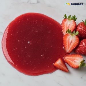 น้ำเชื่อมรสสตรอว์เบอร์รีไต้หวัน BUPPOZ น้ำผลไม้เข้มข้นสำหรับชงชาไข่มุก อายุการเก็บรักษา 12 เดือน ฮาลาล สำหรับผู้ทานมังสวิรัติ - Product Image 2