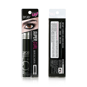 Mascara Bob Super Curl Noir Imperméable pour des Cils Longs et Courbés, Maquillage Quotidien Naturel - Product Image 5
