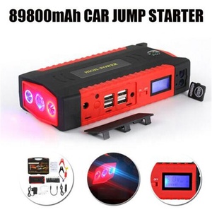 600Amp 12V 69800mAh 45W toplam çıkış 1400A tepe taşınabilir motosiklet ve araba atlama marş lastik ile hava pompası kıvılcım geçirmez LED ışık - Product Image 6