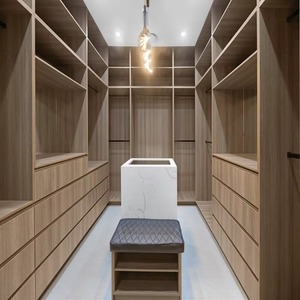 Moderno lusso armadio in legno massiccio Set armadio regolabile vestiti per <span class=keywords><strong>casa</strong></span> camera da letto soggiorno mobili personalizzati - Product Image 4