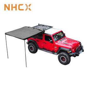 NHCX araba çatı tarafı 4x4 4wd hızlı açık güneş gölge geri çekilebilir araç yan tente Jeep SUV Overlanding için - Product Image 1