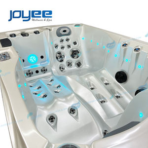 JOYEE giardino Hottub Mini <span class=keywords><strong>jacuzzi</strong></span> <span class=keywords><strong>per</strong></span> 2 persone importato acrilico geco di controllo all'aperto vasca idromassaggio idromassaggio Spa con altoparlante musicale - Product Image 6