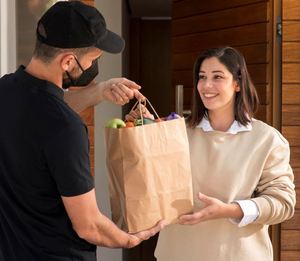 Wholesale Custom Logo Brown Paper Kraft <b>Bag</b> with Cotton Rope Handle for Supermarket Packing and Promotions - Product Image 2
