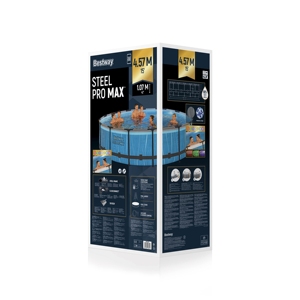 Piscine hors sol ronde <span class=keywords><strong>Bestway</strong></span> 561GD/561GC/561GBE Steel Pro MAX avec cadre en acier et éclairage <span class=keywords><strong>LED</strong></span> - Product Image 6