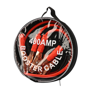 Démarreur d'urgence multifonctionnel pour voiture, fourgonnette, câbles <span class=keywords><strong>de</strong></span> démarrage 400 AMP CCA/cuivre, batterie morte ou faible. - Product Image 1