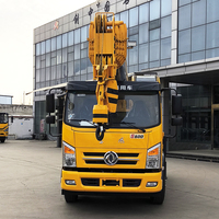 Grue de camion à flèche télescopique en acier haute résistance 12-15 tonnes, flèche télescopique 31-40m, résistante aux chocs