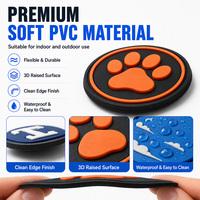 Écusson en caoutchouc imperméable personnalisé pour chapeaux, sacs, vestes – Logo 3D en relief avec fixation auto-agrippante – Badge souple – Patch PVC personnalisé en usine