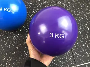 Bola Gym Kecil Besi Pasir Lembut, Bola Latihan Isian Berat Badan, Bola Bisbol Isi Pasir