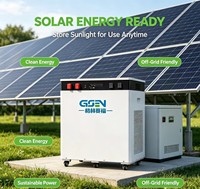Offre Spéciale Batterie Solaire Domestique Empilable LiFePO4 51.2V 10kWh 20kWh 30kWh 40kWh Longue Durée de Vie IP54 CAN Hybride Réseau