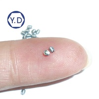 12.9 Grade 304 Stainless Steel Fine Thread Slotted Pointed Medical Device Special Headless Screw M1.6 X 3.5 Inch/Metric