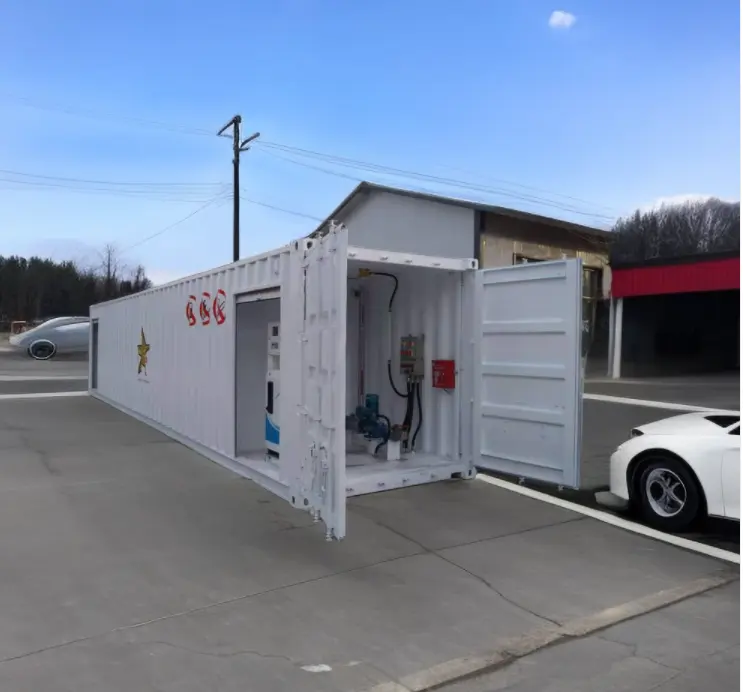 20ft e 40ft Contenitore di riempimento del serbatoio del carburante mobile stazione di carburante prezzo