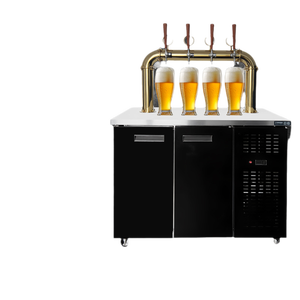 Dispensador de Cerveza Comercial Enfriado por Aire, Kegerator Tipo T con 2/3/4 Grifos para Bares y Restaurantes - Product Image 6