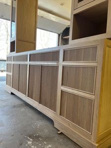 Juego de Cocina de Madera de Lujo, Gabinetes de Cocina Modulares Personalizados Estilo Shaker de Roble con Isla y Mesa con Almacenamiento - Product Image 6