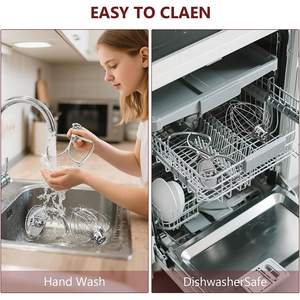 Kit de Accesorios Personalizados para Batidora de Pedestal, 3 Piezas, Gancho para Masa de Acero Inoxidable, <span class=keywords><strong>Batidor</strong></span> <span class=keywords><strong>Plano</strong></span>, <span class=keywords><strong>Batidor</strong></span> de Varillas de 6 Alambres, Accesorio para Batidora <span class=keywords><strong>Kitchenaid</strong></span> - Product Image 3