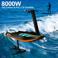 Nouveauté en promotion : Planche hydrofoil électrique 8KW en fibre de carbone à commande facile pour adulte