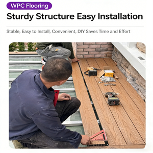 Suelos de WPC Personalizados, Nuevos Suelos de WPC, Madera Plástica Compuesta, Suelos <span class=keywords><strong>para</strong></span> Exteriores Antideslizantes y Resistentes a la Intemperie - Product Image 4